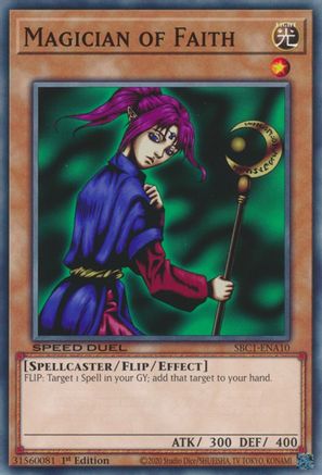 Magician of Faith (A) (SBC1-ENA10) - Speed Duel: Streets of Battle City 1st Edition Speed Duel: Streets of Battle City Yugioh Single Squirtle Squad Card Shop.
