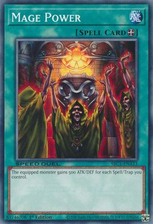 Mage Power (SBC1-ENA13) - Speed Duel: Streets of Battle City 1st Edition Speed Duel: Streets of Battle City Yugioh Single Squirtle Squad Card Shop.