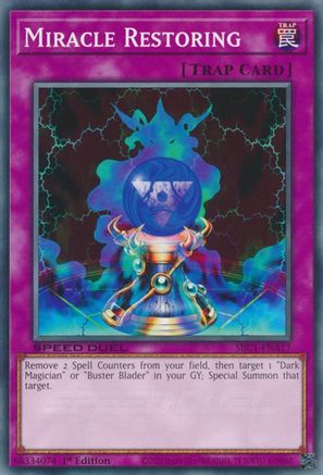 Miracle Restoring (SBC1-ENA17) - Speed Duel: Streets of Battle City 1st Edition Speed Duel: Streets of Battle City Yugioh Single Squirtle Squad Card Shop.
