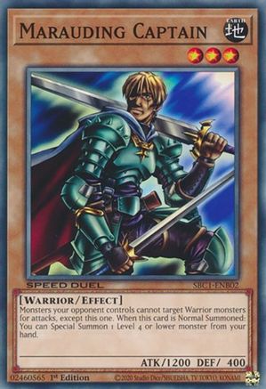 Marauding Captain (SBC1-ENB02) - Speed Duel: Streets of Battle City 1st Edition Speed Duel: Streets of Battle City Yugioh Single Squirtle Squad Card Shop.