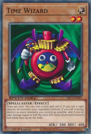 Time Wizard (SBC1-ENB03) - Speed Duel: Streets of Battle City 1st Edition Speed Duel: Streets of Battle City Yugioh Single Squirtle Squad Card Shop.
