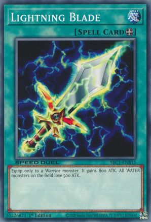 Lightning Blade (SBC1-ENB15) - Speed Duel: Streets of Battle City 1st Edition Speed Duel: Streets of Battle City Yugioh Single Squirtle Squad Card Shop.