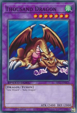 Thousand Dragon (SBC1-ENB24) - Speed Duel: Streets of Battle City 1st Edition Speed Duel: Streets of Battle City Yugioh Single Squirtle Squad Card Shop.