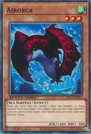 Airorca (SBC1-ENC02) - Speed Duel: Streets of Battle City 1st Edition Speed Duel: Streets of Battle City Yugioh Single Squirtle Squad Card Shop.