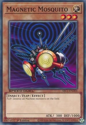 Magnetic Mosquito (SBC1-END04) - Speed Duel: Streets of Battle City 1st Edition Speed Duel: Streets of Battle City Yugioh Single Squirtle Squad Card Shop.