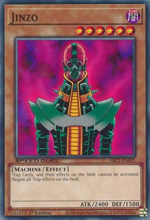 Jinzo (SBC1-ENE01) - Speed Duel: Streets of Battle City 1st Edition Speed Duel: Streets of Battle City Yugioh Single Squirtle Squad Card Shop.