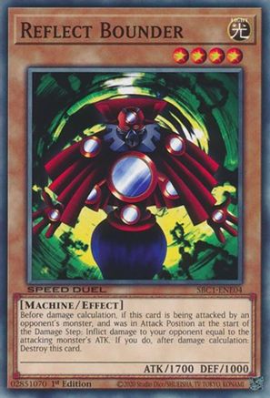 Reflect Bounder (SBC1-ENE04) - Speed Duel: Streets of Battle City 1st Edition Speed Duel: Streets of Battle City Yugioh Single Squirtle Squad Card Shop.