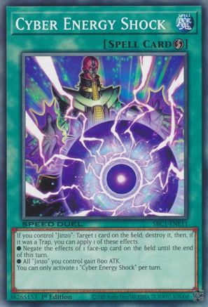 Cyber Energy Shock (SBC1-ENE11) - Speed Duel: Streets of Battle City 1st Edition Speed Duel: Streets of Battle City Yugioh Single Squirtle Squad Card Shop.