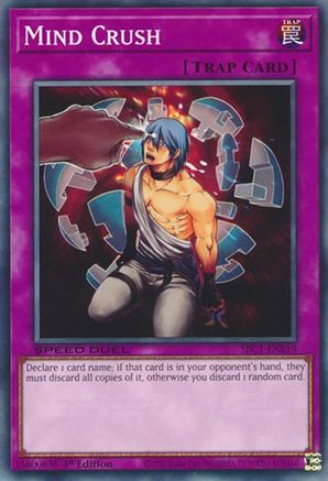 Mind Crush (SBC1-ENE19) - Speed Duel: Streets of Battle City 1st Edition Speed Duel: Streets of Battle City Yugioh Single Squirtle Squad Card Shop.
