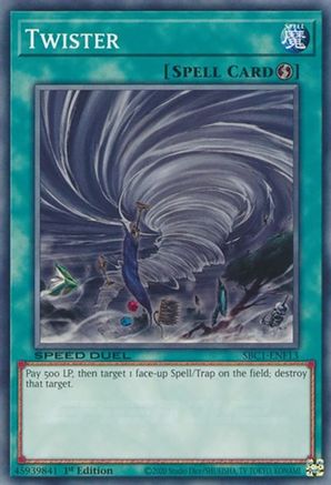 Twister (SBC1-ENF13) - Speed Duel: Streets of Battle City 1st Edition Speed Duel: Streets of Battle City Yugioh Single Squirtle Squad Card Shop.