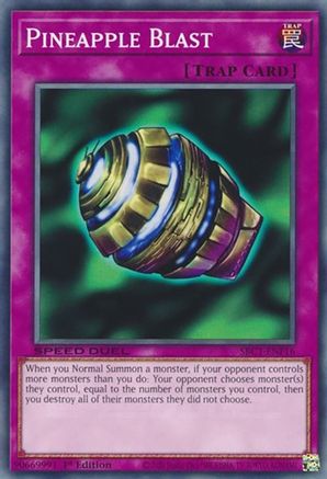 Pineapple Blast (SBC1-ENF16) - Speed Duel: Streets of Battle City 1st Edition Speed Duel: Streets of Battle City Yugioh Single Squirtle Squad Card Shop.
