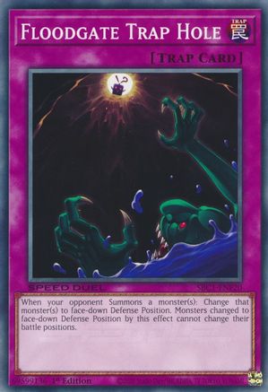 Floodgate Trap Hole (SBC1-ENF20) - Speed Duel: Streets of Battle City 1st Edition Speed Duel: Streets of Battle City Yugioh Single Squirtle Squad Card Shop.