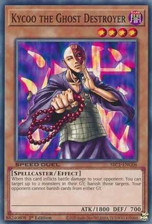 Kycoo the Ghost Destroyer (SBC1-ENG06) - Speed Duel: Streets of Battle City 1st Edition Speed Duel: Streets of Battle City Yugioh Single Squirtle Squad Card Shop.