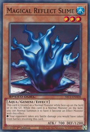 Magical Reflect Slime (SBC1-ENH08) - Speed Duel: Streets of Battle City 1st Edition Speed Duel: Streets of Battle City Yugioh Single Squirtle Squad Card Shop.