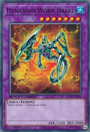 Humanoid Worm Drake (SBC1-ENH19) - Speed Duel: Streets of Battle City 1st Edition Speed Duel: Streets of Battle City Yugioh Single Squirtle Squad Card Shop.