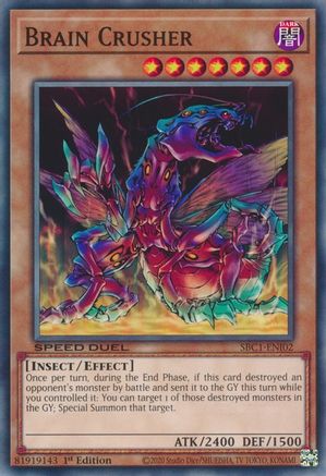 Brain Crusher (SBC1-ENI02) - Speed Duel: Streets of Battle City 1st Edition Speed Duel: Streets of Battle City Yugioh Single Squirtle Squad Card Shop.