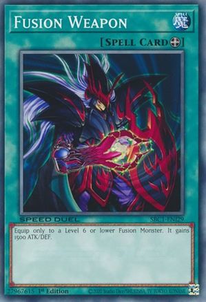 Fusion Weapon (SBC1-ENI29) - Speed Duel: Streets of Battle City 1st Edition Speed Duel: Streets of Battle City Yugioh Single Squirtle Squad Card Shop.