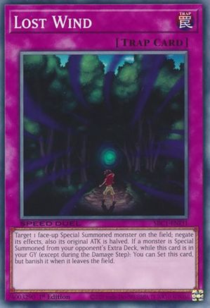 Lost Wind (SBC1-ENI31) - Speed Duel: Streets of Battle City 1st Edition Speed Duel: Streets of Battle City Yugioh Single Squirtle Squad Card Shop.