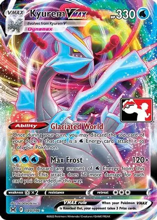 Kyurem VMAX/196 - Holofoil Prize Pack Series Cards - Ultra Rare