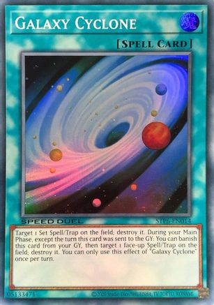 Galaxy Cyclone (STP6-EN014) - Speed Duel: Tournament Pack 6 Unlimited Speed Duel: Tournament Pack 6 Yugioh Single Squirtle Squad Card Shop.