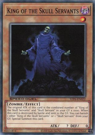 King of the Skull Servants (STP6-EN022) - Speed Duel: Tournament Pack 6 Unlimited Speed Duel: Tournament Pack 6 Yugioh Single Squirtle Squad Card Shop.