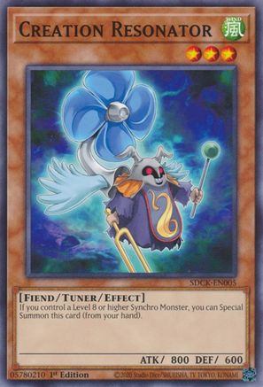 Creation Resonator (SDCK-EN005) - Structure Deck: The Crimson King 1st Edition Structure Deck: The Crimson King Yugioh Single Squirtle Squad Card Shop.