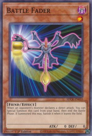 Battle Fader (SDCK-EN010) - Structure Deck: The Crimson King 1st Edition Structure Deck: The Crimson King Yugioh Single Squirtle Squad Card Shop.