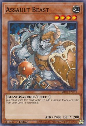 Assault Beast (SDCK-EN018) - Structure Deck: The Crimson King 1st Edition Structure Deck: The Crimson King Yugioh Single Squirtle Squad Card Shop.
