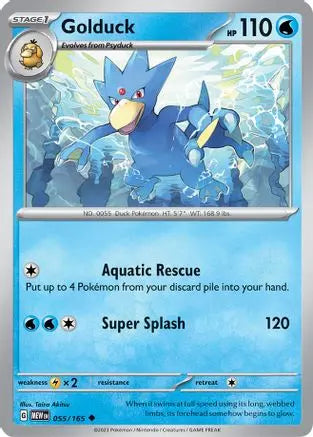 Golduck 055 SV Scarlet & Violet 151 - Uncommon