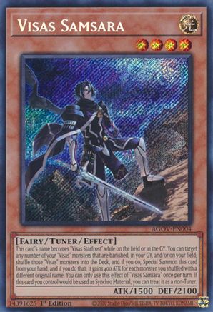 Visas Samsara (AGOV-EN004) - Age of Overlord 1st Edition Age of Overlord Yugioh Single Squirtle Squad Card Shop.