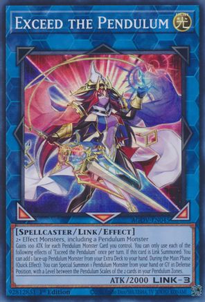 Exceed the Pendulum (AGOV-EN045) - Age of Overlord 1st Edition Age of Overlord Yugioh Single Squirtle Squad Card Shop.