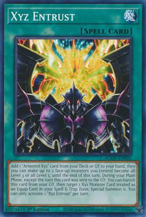 Xyz Entrust (AGOV-EN051) - Age of Overlord 1st Edition Age of Overlord Yugioh Single Squirtle Squad Card Shop.