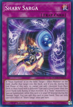 Sharv Sarga (AGOV-EN072) - Age of Overlord 1st Edition Age of Overlord Yugioh Single Squirtle Squad Card Shop.