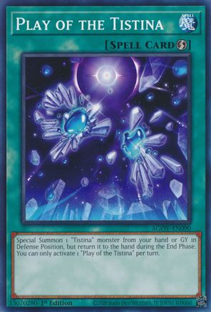Play of the Tistina (AGOV-EN090) - Age of Overlord 1st Edition Age of Overlord Yugioh Single Squirtle Squad Card Shop.