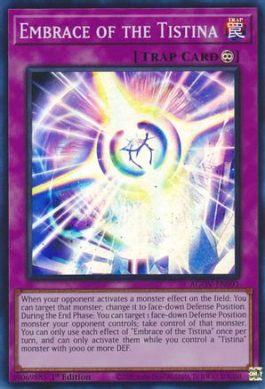 Embrace of the Tistina (AGOV-EN091) - Age of Overlord 1st Edition Age of Overlord Yugioh Single Squirtle Squad Card Shop.