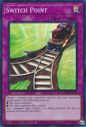 Switch Point (AGOV-EN099) - Age of Overlord 1st Edition Age of Overlord Yugioh Single Squirtle Squad Card Shop.