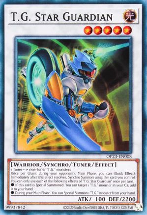 T.G. Star Guardian (OP23-EN008) - OTS Tournament Pack 23 Unlimited OTS Tournament Pack 23 Yugioh Single Squirtle Squad Card Shop.