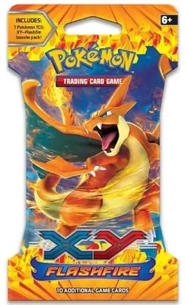Flashfire Sleeved Booster Pack XY - Flashfire Pokemon Sealed Squirtle Squad Card Shop.