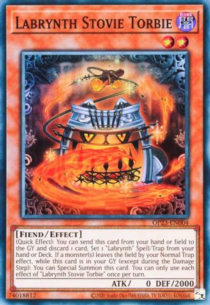 Labrynth Stovie Torbie (OP23-EN004) - OTS Tournament Pack 23 Unlimited OTS Tournament Pack 23 Yugioh Single Squirtle Squad Card Shop.