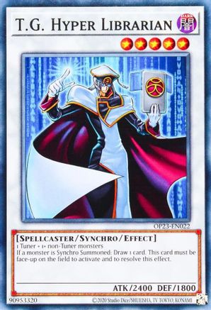 T.G. Hyper Librarian (OP23-EN022) - OTS Tournament Pack 23 Unlimited OTS Tournament Pack 23 Yugioh Single Squirtle Squad Card Shop.
