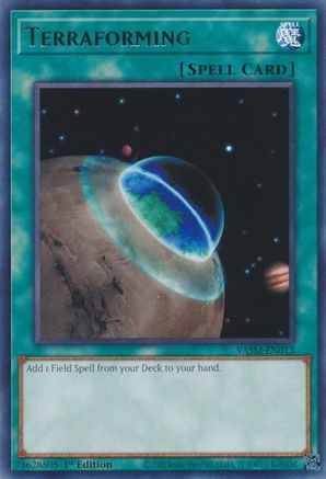 Terraforming (VASM-EN013) - Valiant Smashers 1st Edition Valiant Smashers Yugioh Single Squirtle Squad Card Shop.