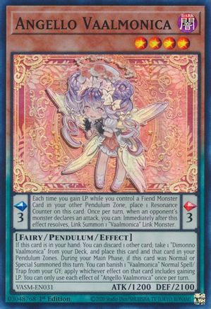 Angello Vaalmonica (VASM-EN031) - Valiant Smashers 1st Edition Valiant Smashers Yugioh Single Squirtle Squad Card Shop.