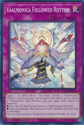 Vaalmonica Followed Rhythm (VASM-EN039) - Valiant Smashers 1st Edition Valiant Smashers Yugioh Single Squirtle Squad Card Shop.