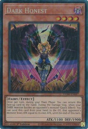 Dark Honest (CR) (VASM-EN047) - Valiant Smashers 1st Edition Valiant Smashers Yugioh Single Squirtle Squad Card Shop.