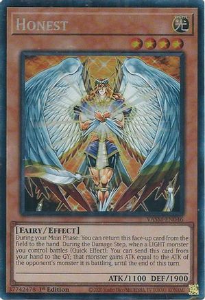 Honest (CR) (VASM-EN046) - Valiant Smashers 1st Edition Valiant Smashers Yugioh Single Squirtle Squad Card Shop.