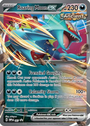 Roaring Moon ex 067 - Holofoil SV Scarlet & Violet Promo Cards - Promo SV: Scarlet & Violet Promo Cards Pokemon Single Squirtle Squad Card Shop.