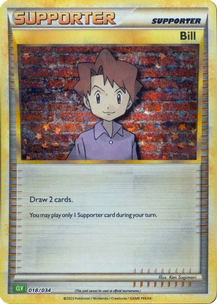Bill (CLV) 018 - Holofoil Trading Card Game Classic - Classic Collection