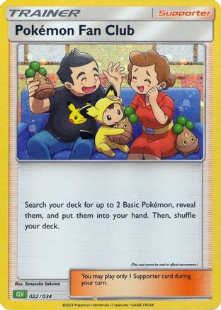 Pokémon Fan Club (CLV) 022 (H) - Trading Card Game Classic - CC