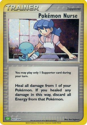 Pokémon Nurse 023 (H) - Trading Card Game Classic - CC