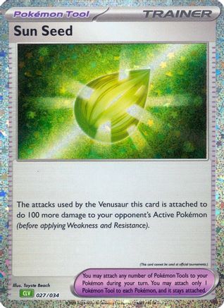 Sun Seed 027 (H) - Trading Card Game Classic - CC